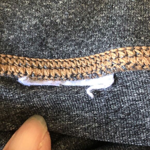 Gap Fit Women’s Capri Leggings Charcoal Gray Stretch Pull On Pocket Size Large - Picture 12 of 13